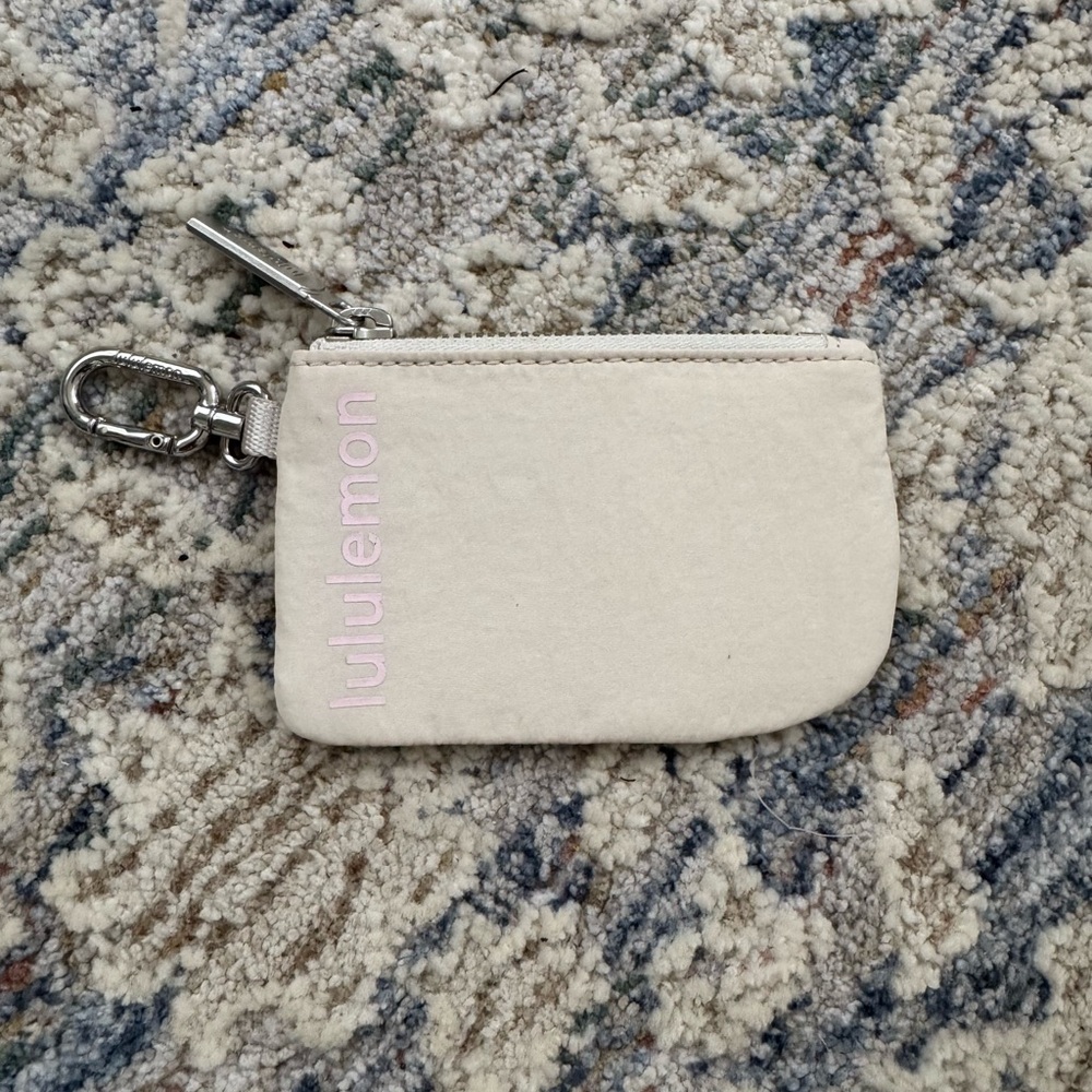 lululemon athletica Cream Key & Card Holder
